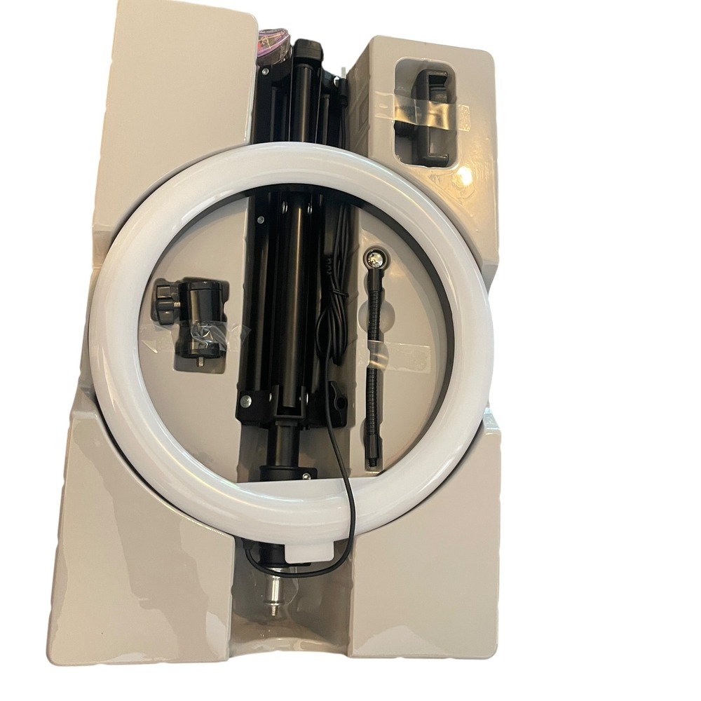 Premier SelfShot 10" Selfie Ring Light Tripod Stand & Phone Holder USB - Picture 4 of 13